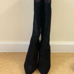 J. Crew Black Heeled Boots